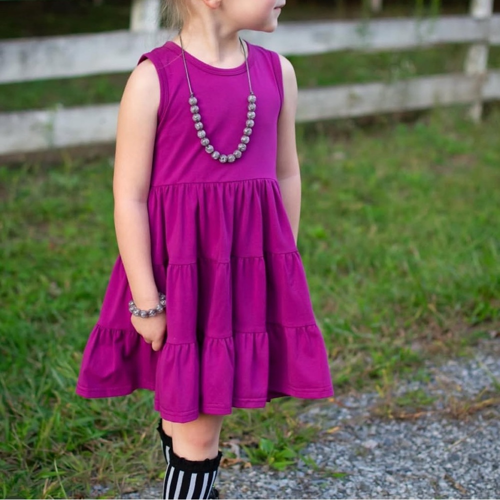 Merce & Me PLAY BUNDLE of 7 Twirl Dresses - Picture 3 of 4